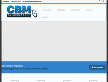 Tablet Screenshot of cbminfo.ca